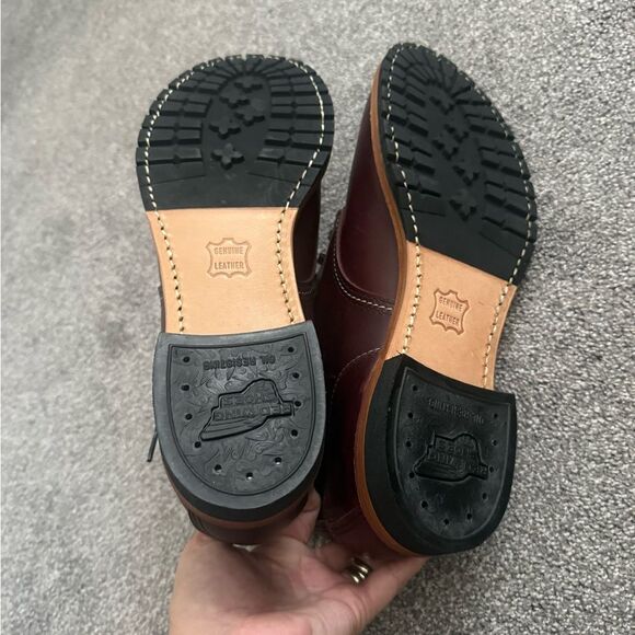 Red Wing Shoes Beckman 6” Black Cherry Excalibur Leather Boot Sz 10.5 - Picture 7 of 8